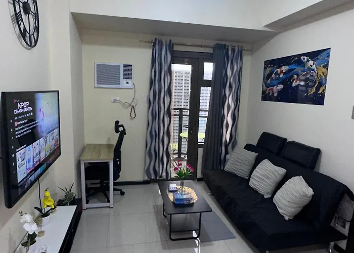 Bayfront Staycation At The Radiance Pet-friendly, Free Pool & Gym Near Airport, Moa, Star City, World Trade Center & Bay 아파트호텔 마닐라